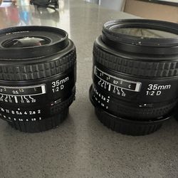 NIKON AF NIKKOR 35mm f/2 D Wide Angle Prime Lens Autofocus