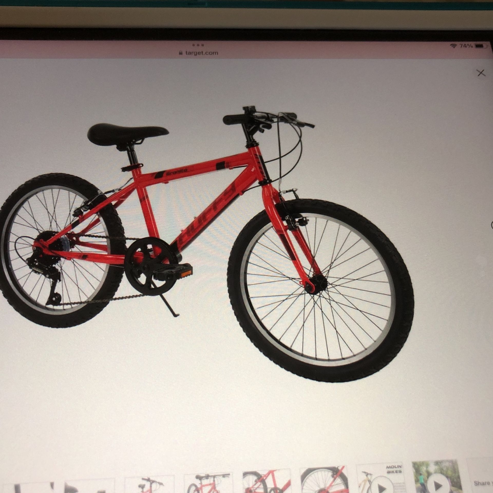 Huffy 20 Inch Mountain Bike