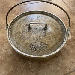 GSI Aluminum Dutch Oven Lightweight Backpacking No Legs 10 Inch