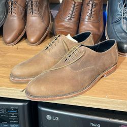 Nisolo Men’s Suede Leather Oxfords 13 46