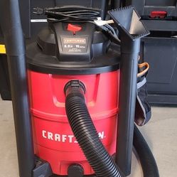 CRAFTSMAN Shop Vac Wet/Dry Vacuum 16-Gallon 6 HP Corded with Accessories Included
