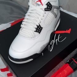 Jordan 4 White Cement