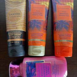 4 BATH & BODY WORKS body lotion/creams