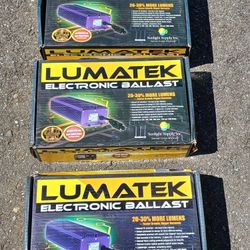 3 Lumatek Ballast 750 Watt