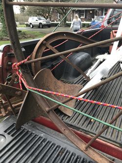 Plow & hay rack