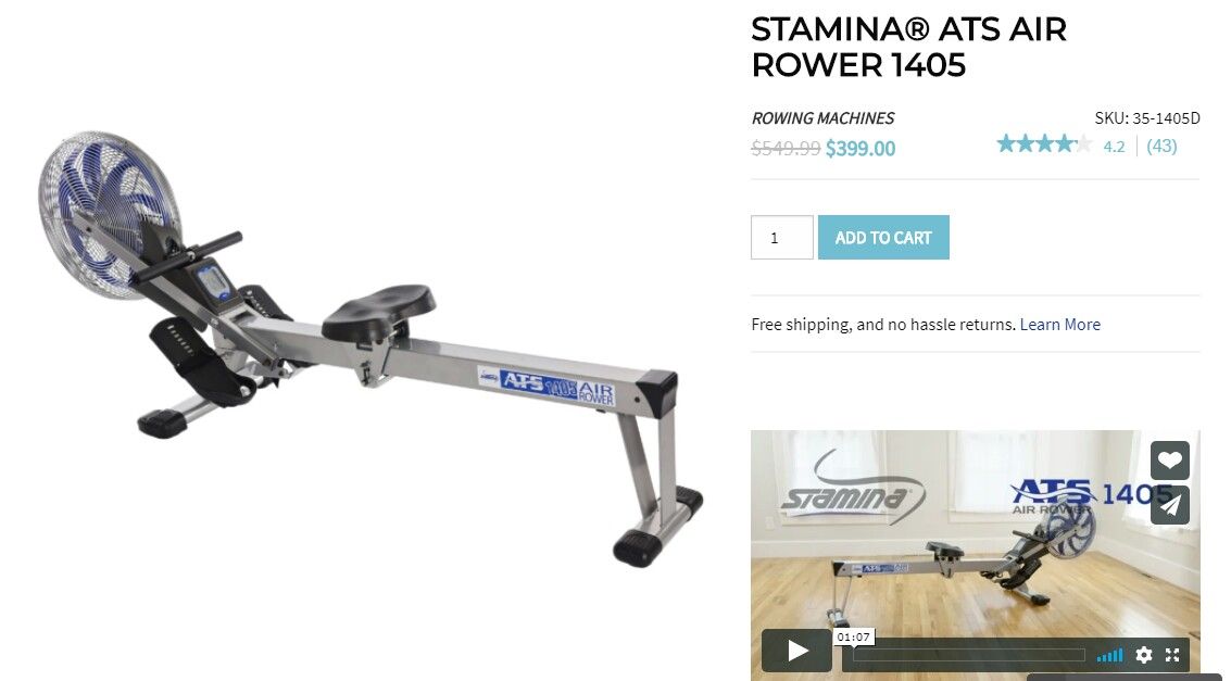 ATS 1405 rowing machine