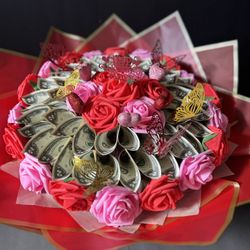 Money Flower Bouquet - 50