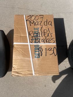 2007 Mazda 6 Rotors and Brakes