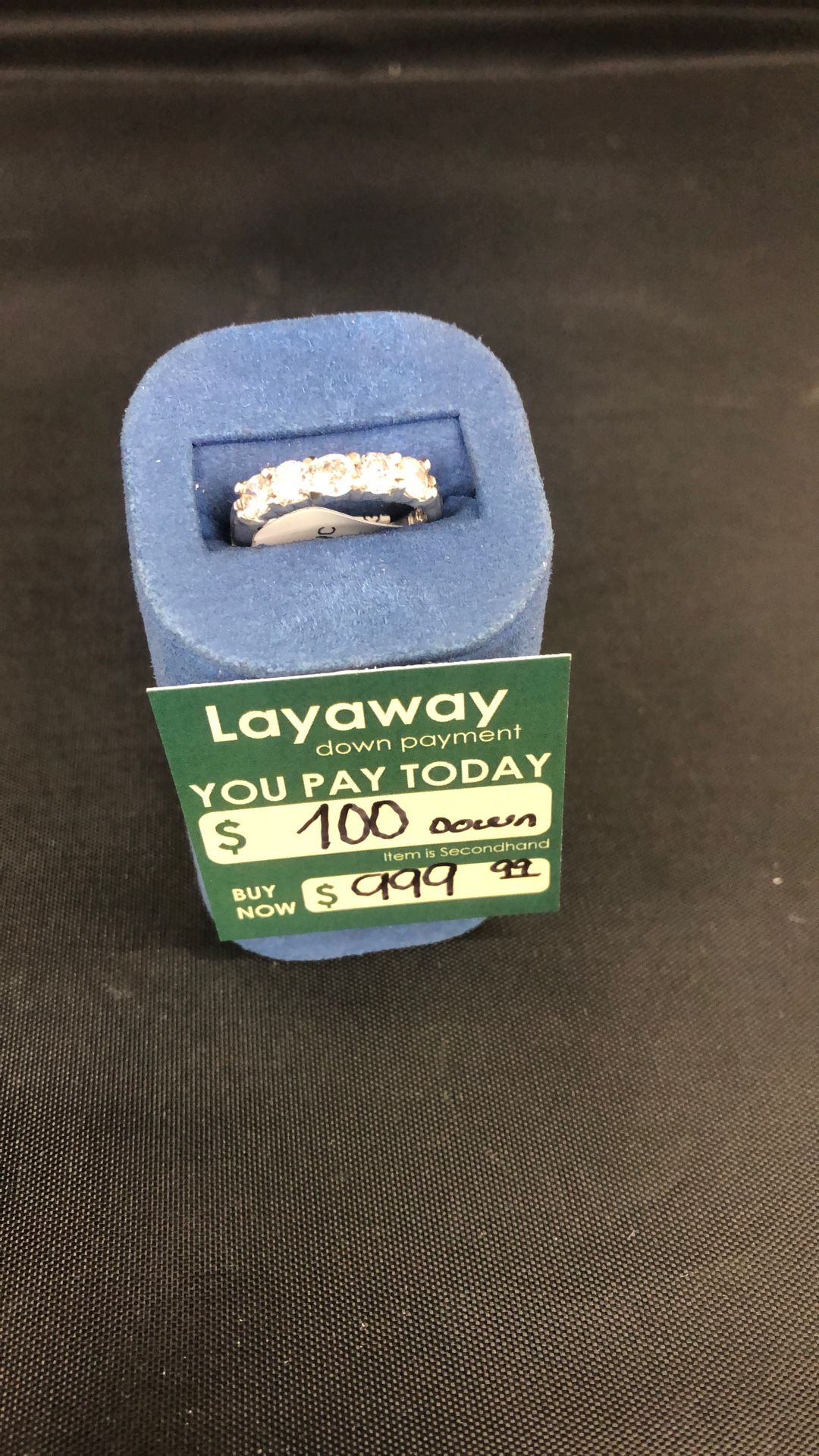 Platinum Cluster Ring