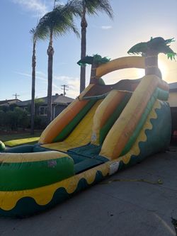 Water jumper slide