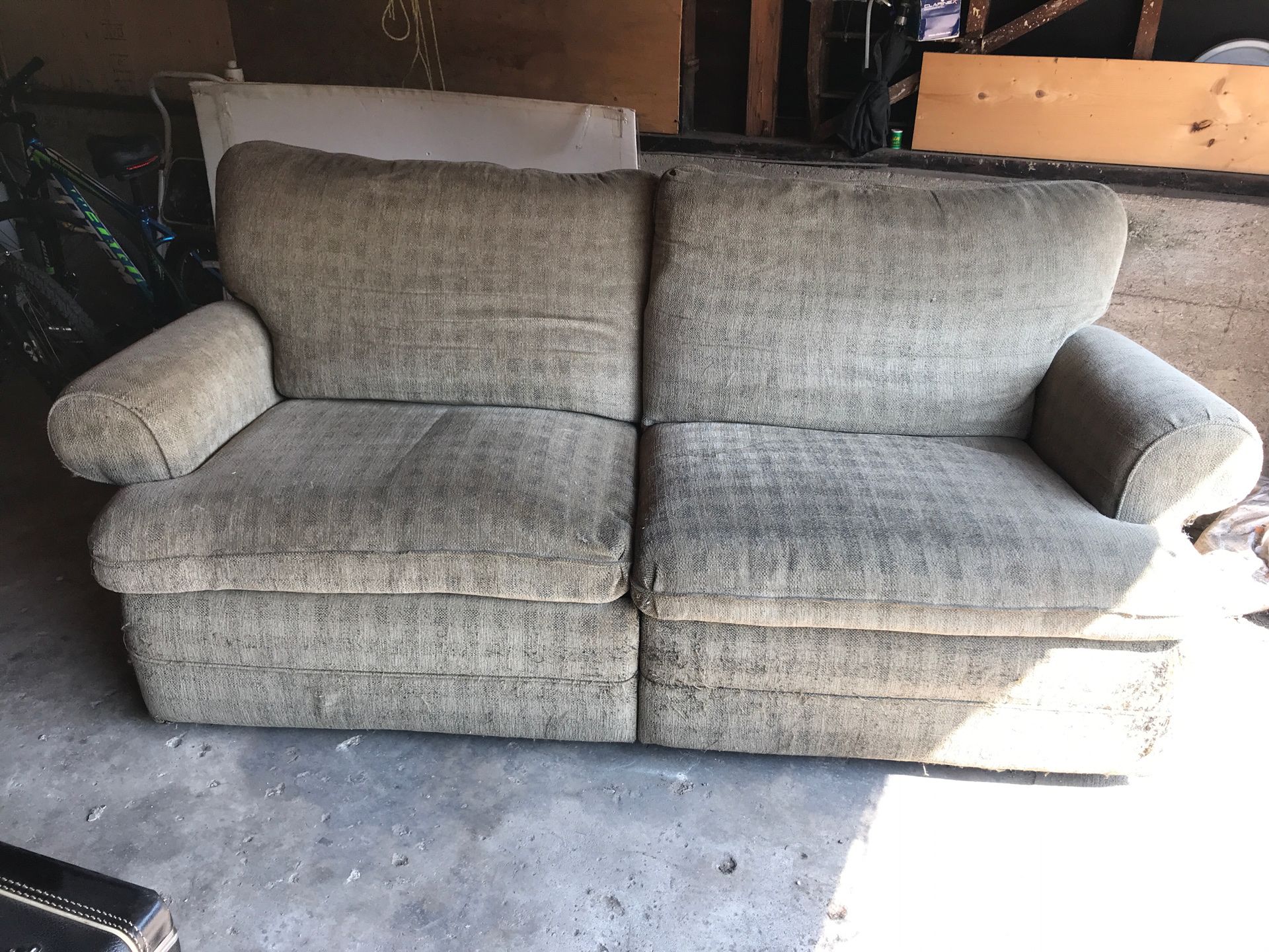 FREE Lazy boy recliner love seat (moving sale)