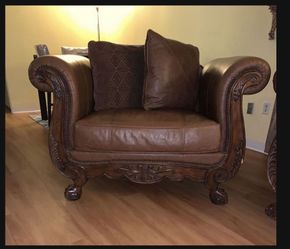 Leather sofa