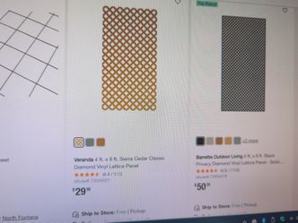 Vinyl tan Lattice