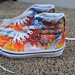 High Top Vans X One Piece Sk8hi Punk Hazard Shoes