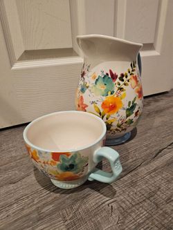 Pitcher & Cup