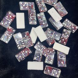 Red And Black Domino Set