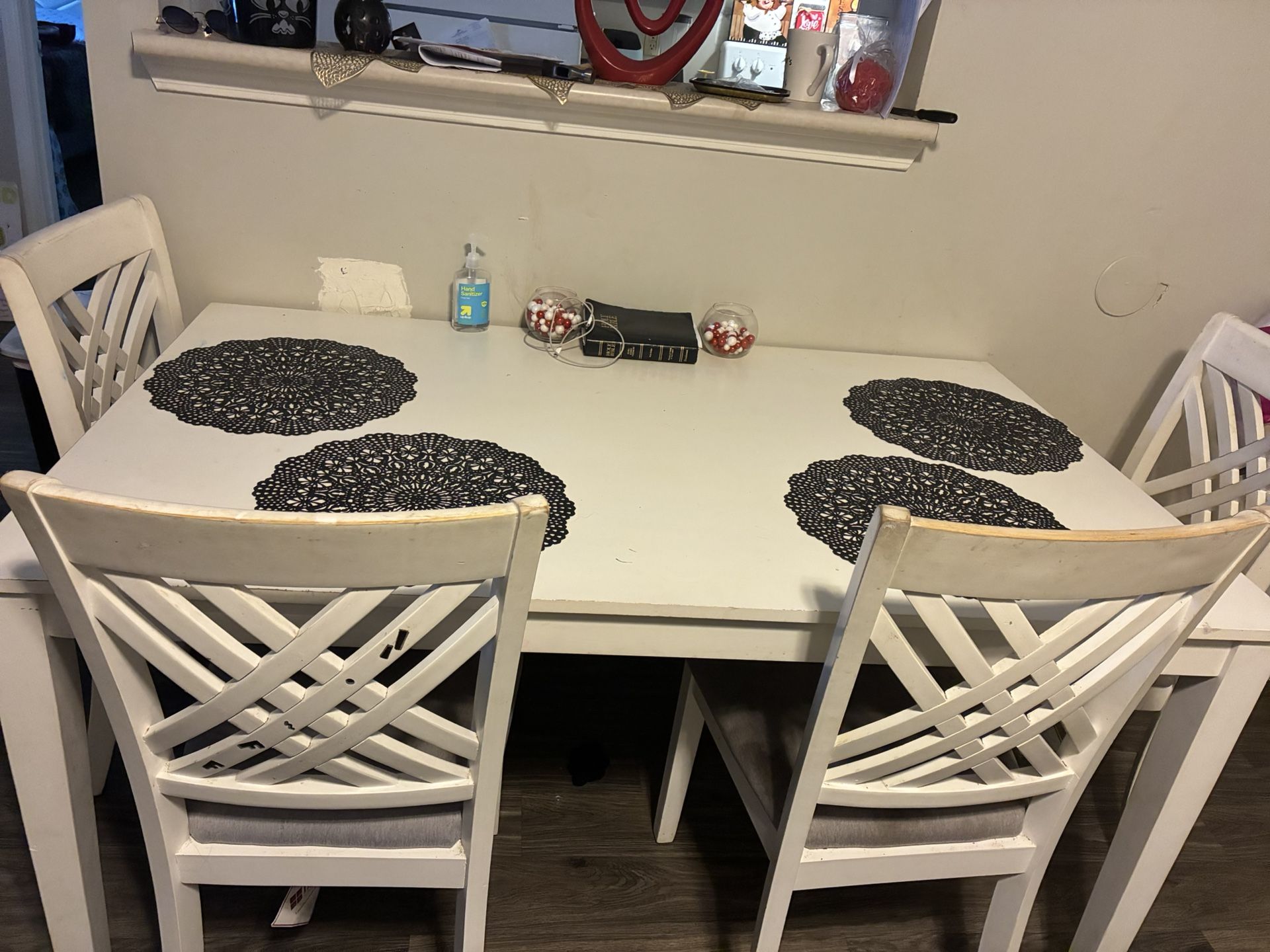 6piece Chair Kitchen Table 