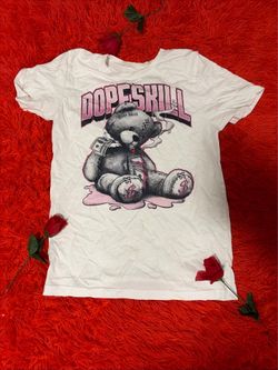 white dope tee shirt size small