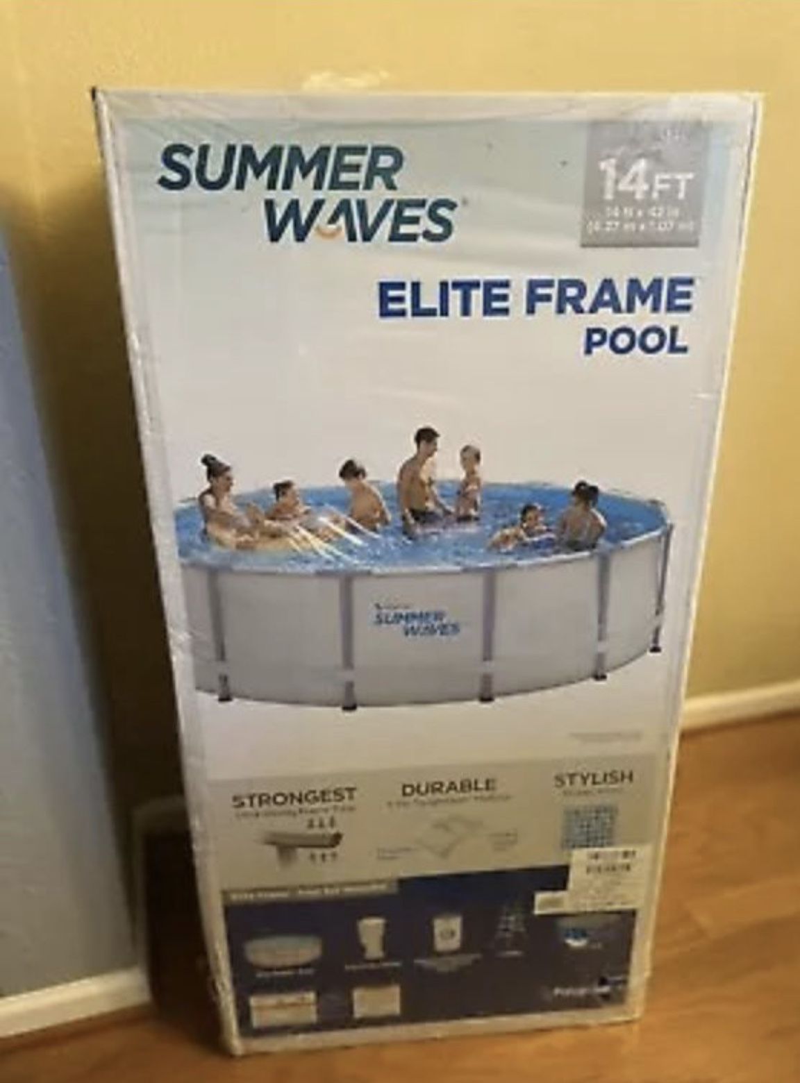 Summer Waves Elite 14'x42" Frame Pool with Filter Pump System BRAND NEW