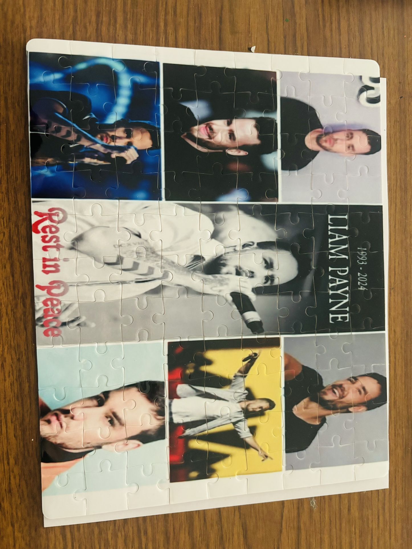 Custom Puzzle 100 Piece Liam Payne 