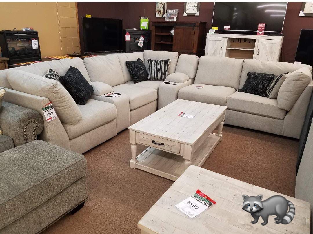 Kellway Sectional Sofa Couch With İnterest Free Payment Options 