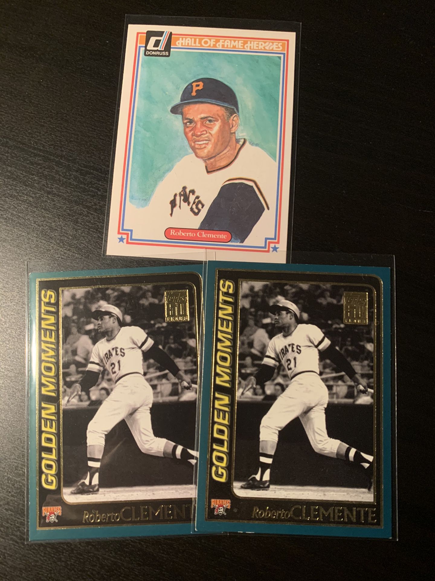 Roberto Clemente Baseball Cards 1983 & 2001