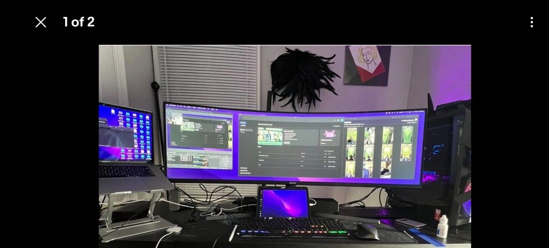 Samsung Odyssey G9 Neo 57" Curved Display! First 7k X 2k @240hz