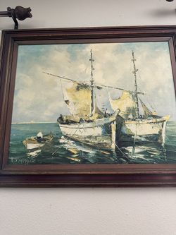 Navare Hino On Canvas Print 34x28 