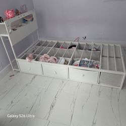 Twin Bed Frame With Stoage And Chest