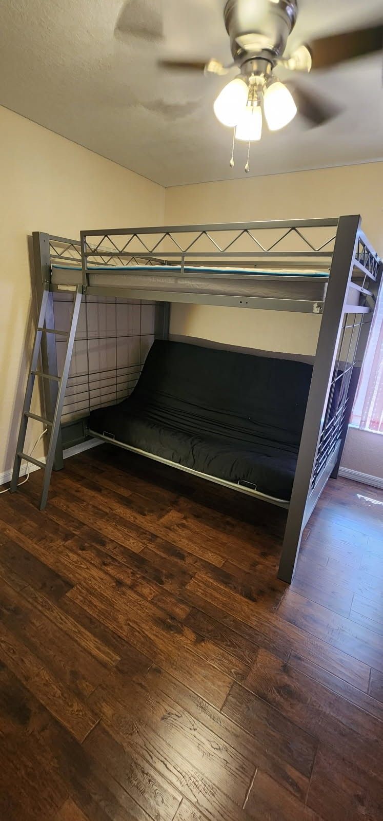 Build-A-Bunk Gray Full/Futon Loft Bed