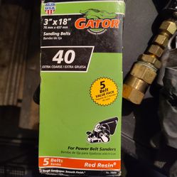 Gator 3" x 18" sanding belts for belt Sanders