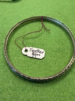 Woman’s Feather Sterling Bracelet 925 New