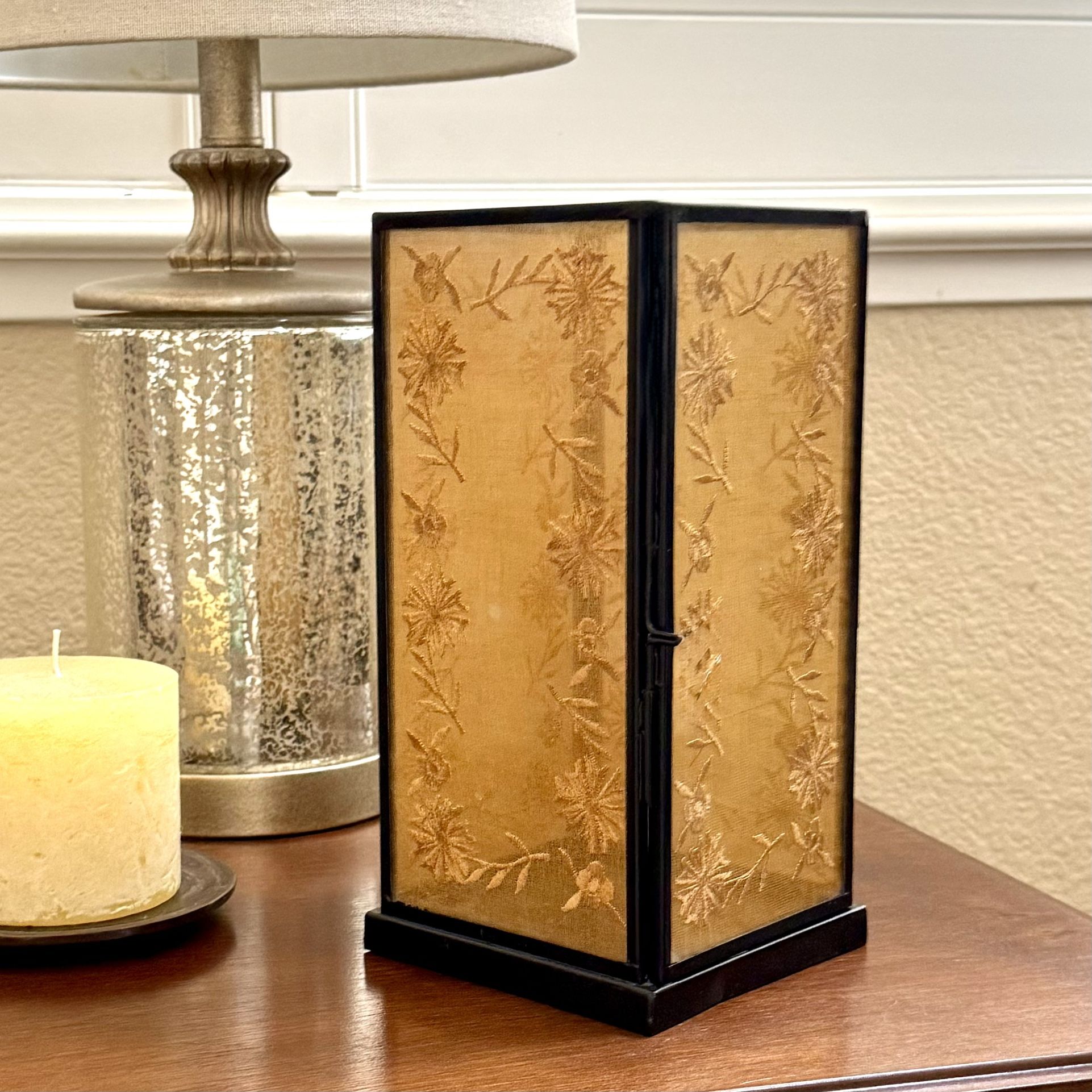 Pottery Barn Glass Lantern Home Decor