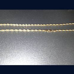 14k Rope, 24inches, 2.5mm