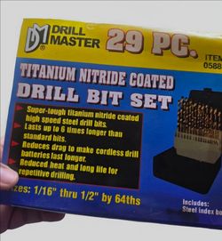 29 piece Drill Bit set