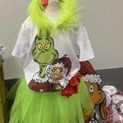 Grinch Tutu Set 