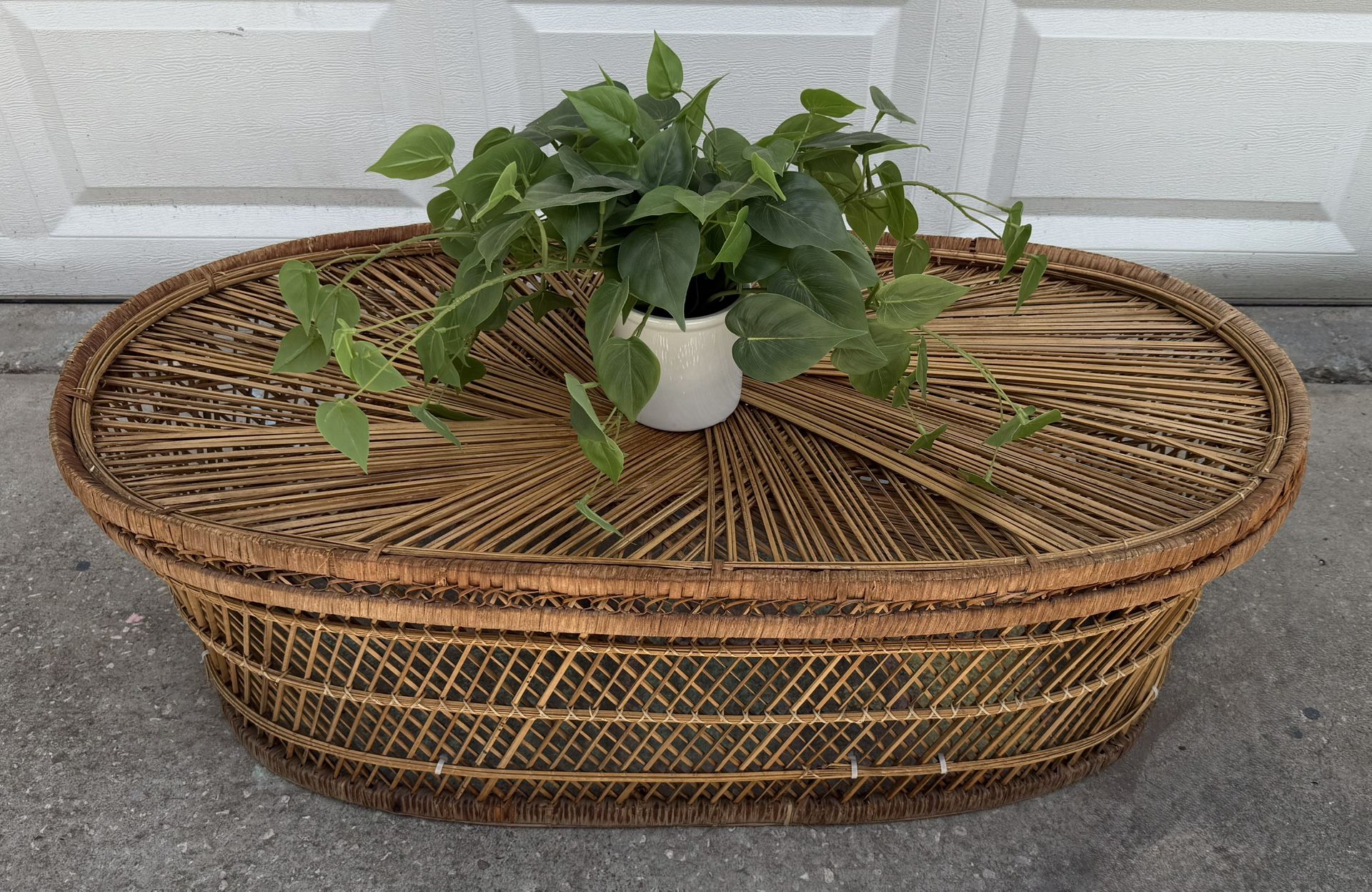 Wicker Coffee Table