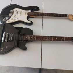 2 Fender Electric Guitars For Parts Or Repair. 