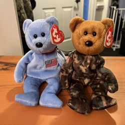 Ty Beanie Baby, America and Hero