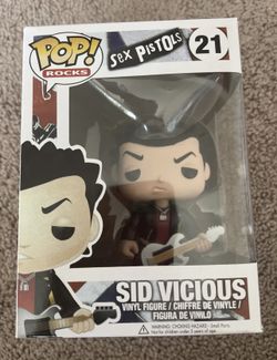Funko Pop Sid Vicious 21 Sex Pistols Rock Vaulted Rare New