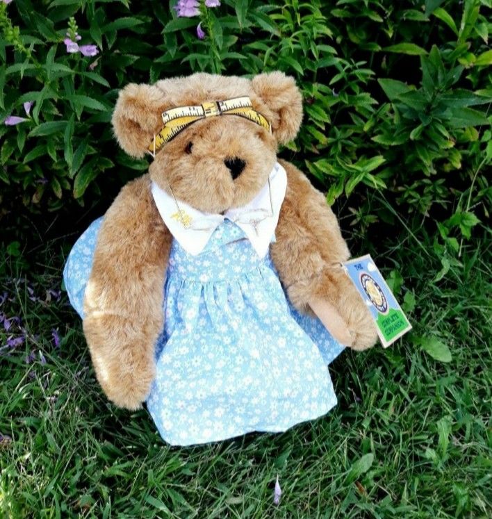 Vermont Teddy Bear Alberta Seamstress - Collectible Teddy Bear Toy