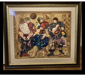 Two Huge Serigraphs By Levit Dorit