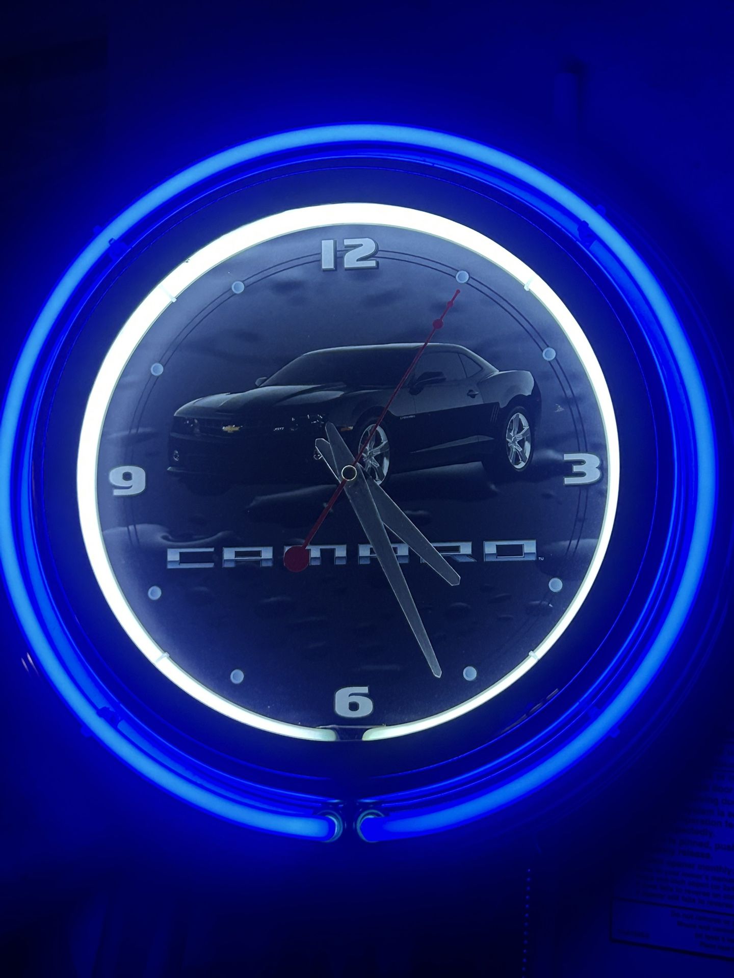 Camaro Gen 6 Lighted Clock