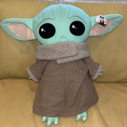 Star Wars The Mandalorian Baby Yoda The Child Pillow Buddy 18" LARGE DISNEY