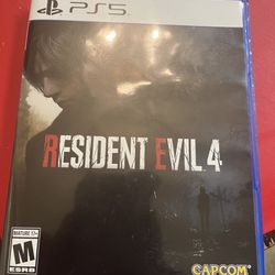 Newly Used Resident Evil 4 Game For PS5