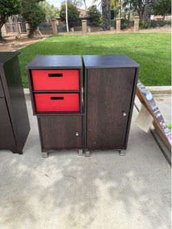 3 piece storage cabinet