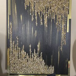 Wall Art Glitter HandMade 