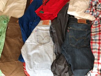 3 Levi’s pants size and 6 shorts