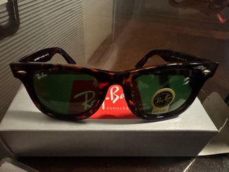PRICE DROP Ray-Ban Wayfarer RB2140-F Glass Lenses Made in Italy
