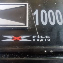 XFile audio xr5002 1000w rms 2 ch  and 1 ch bridge  $180